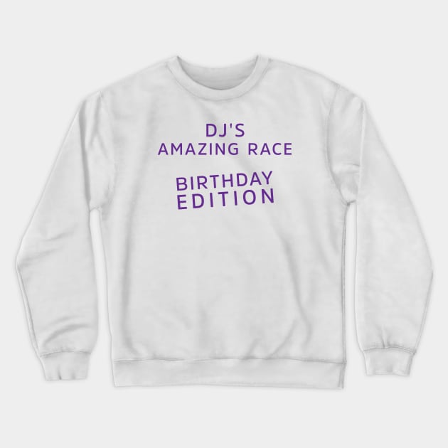 Fuller House DJ's Amazing Race Crewneck Sweatshirt by cats_foods_tvshows